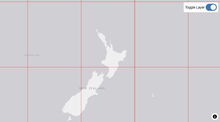 Showing a reference grid of latitude & longitude on the map, overlaying other features.